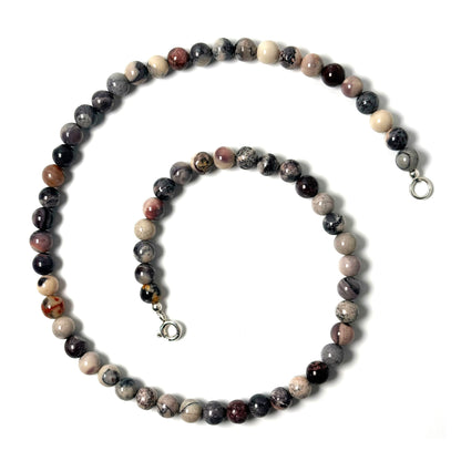 Porcelain Jasper choker necklace
