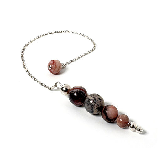 Porcelain Jasper pendulum