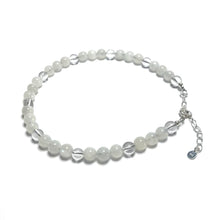Load image into Gallery viewer, Rainbow moonstone anklet
