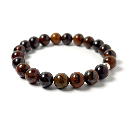 Red Iron Tigers Eye bracelet