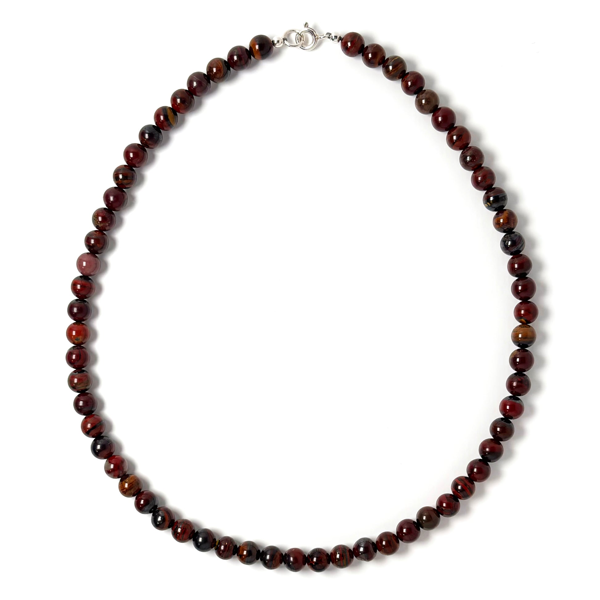 Red Iron Tiger Eye choker necklace