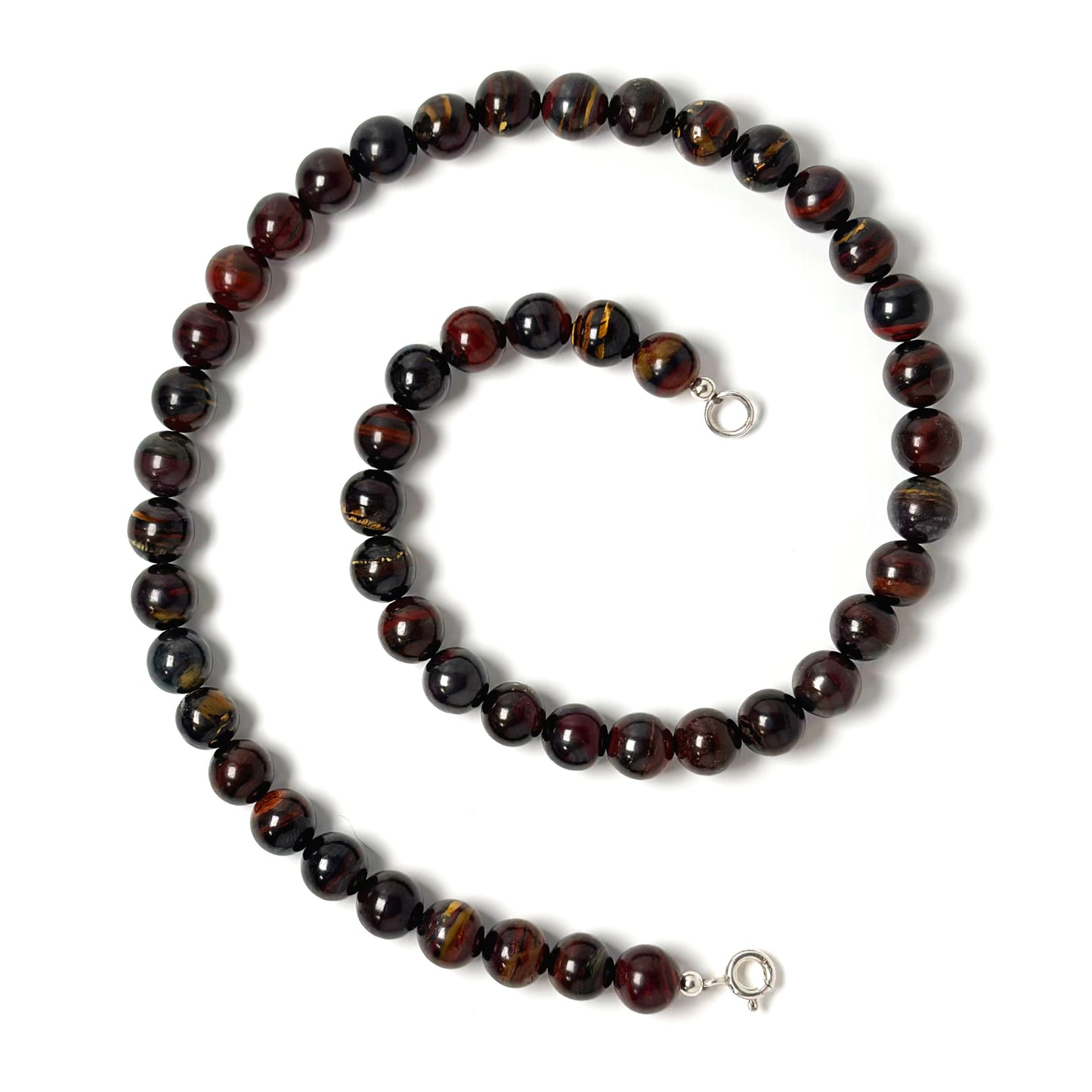 Red Iron Tiger Eye necklace