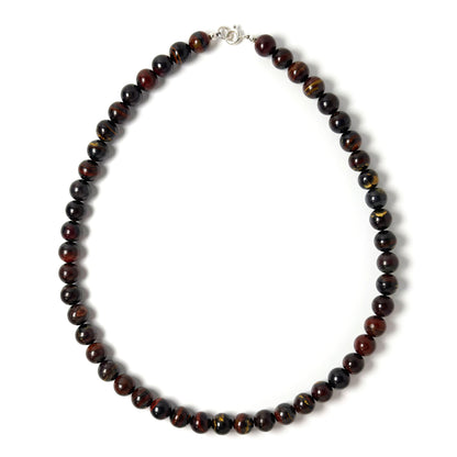Red Iron Tiger Eye necklace