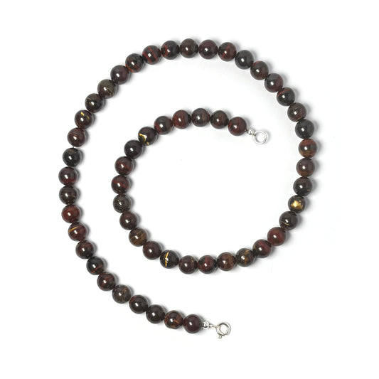 Red Tiger Iron necklace