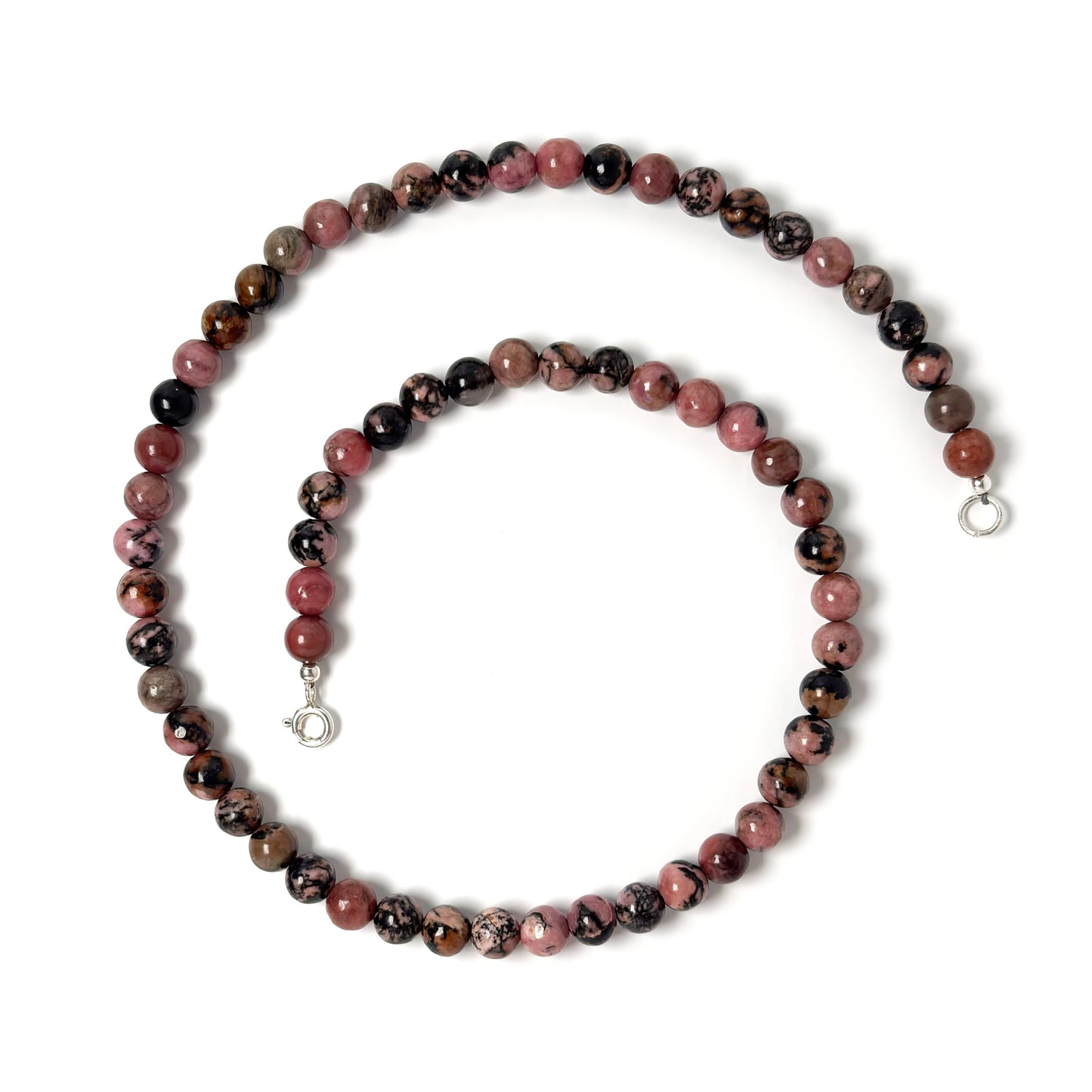 Rhodonite choker necklace