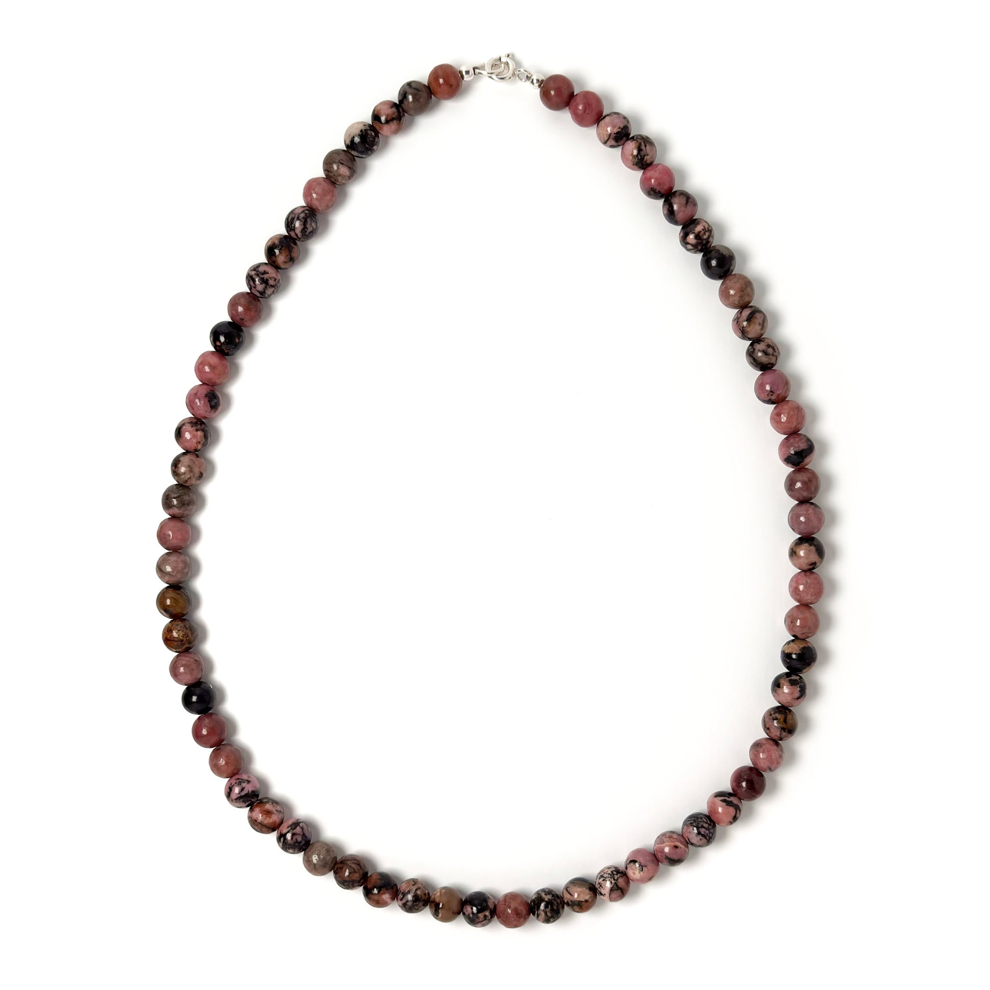Rhodonite choker necklace
