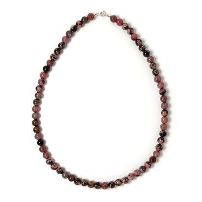Rhodonite choker necklace