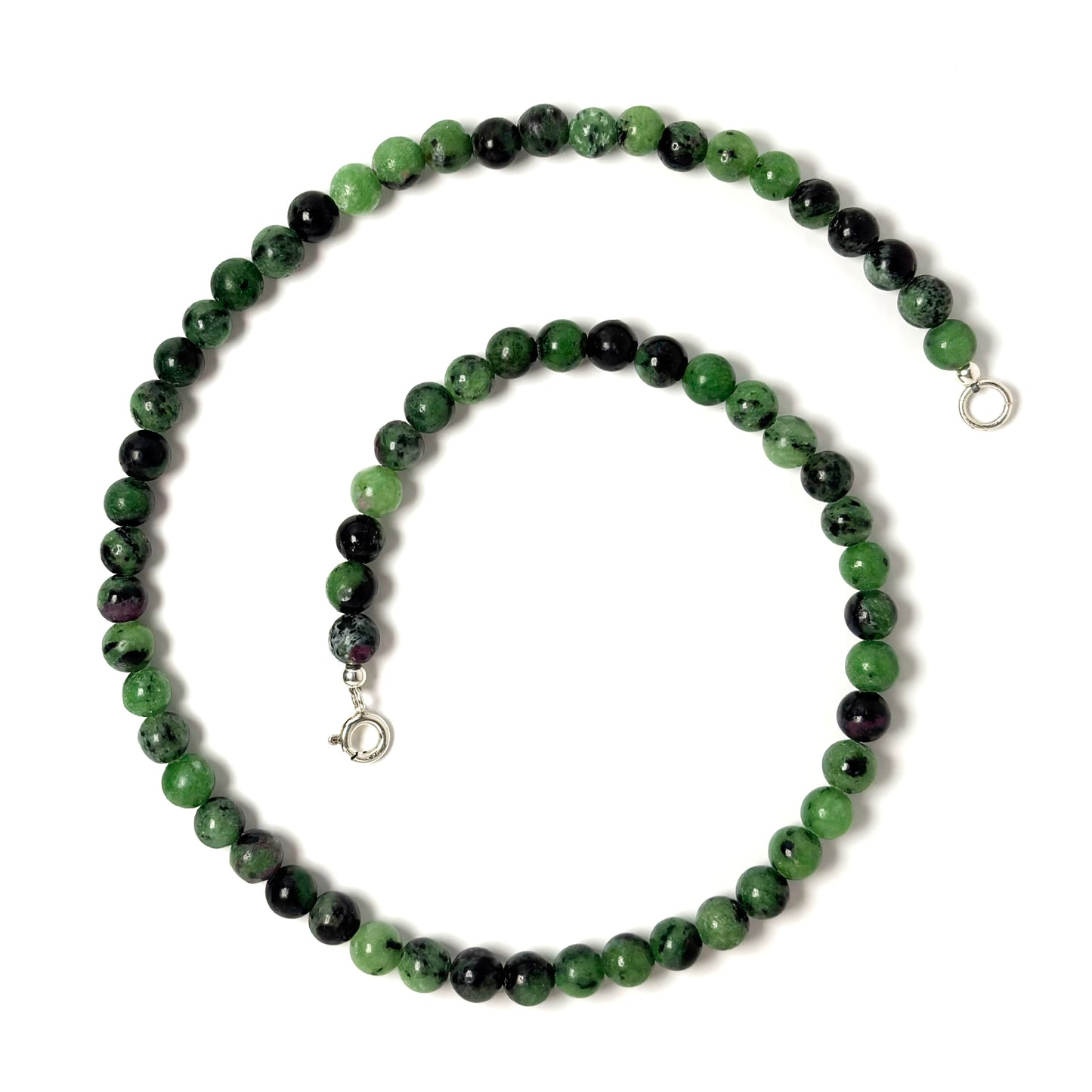 Ruby Zoisite choker necklace