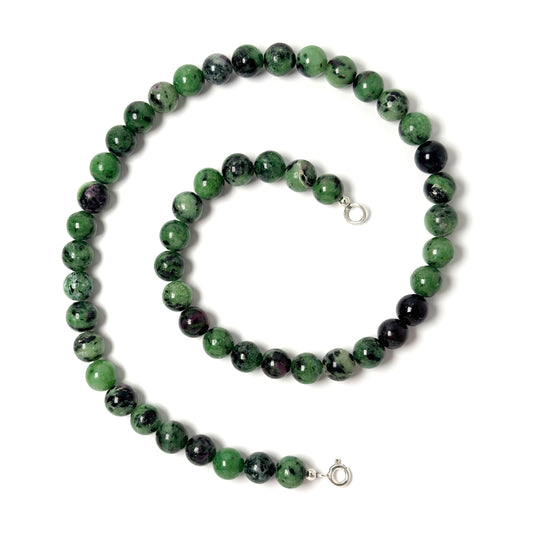 Ruby Zoisite necklace