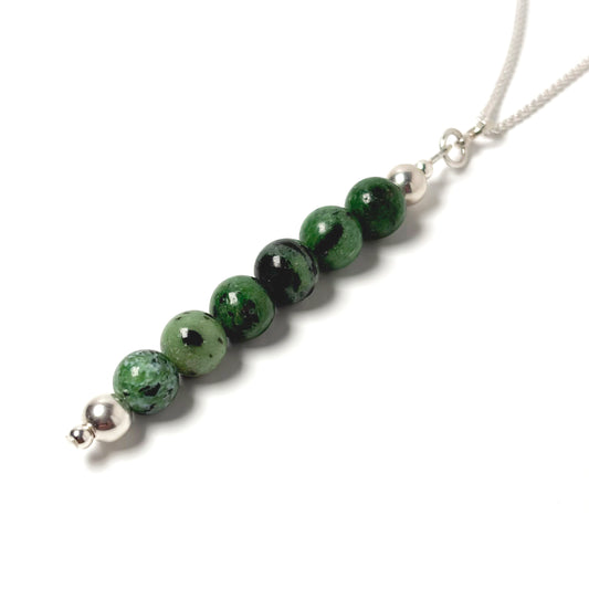 Ruby Zoisite pendant