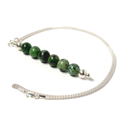 Ruby Zoisite pendant