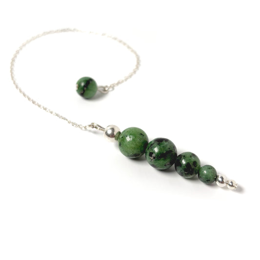 Ruby Zoisite pendulum