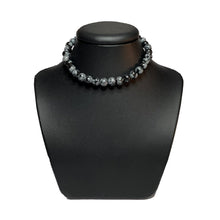 Load image into Gallery viewer, Snowflake obsidian crystal choker
