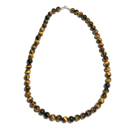 Tiger eye crystal necklace
