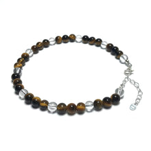 Load image into Gallery viewer, Tiger&#39;s eye anklet
