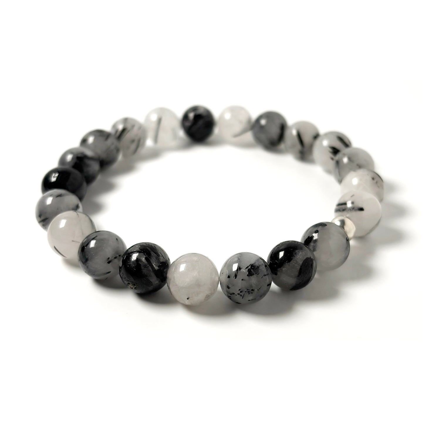 Tourmalinated Quartz bracelet
