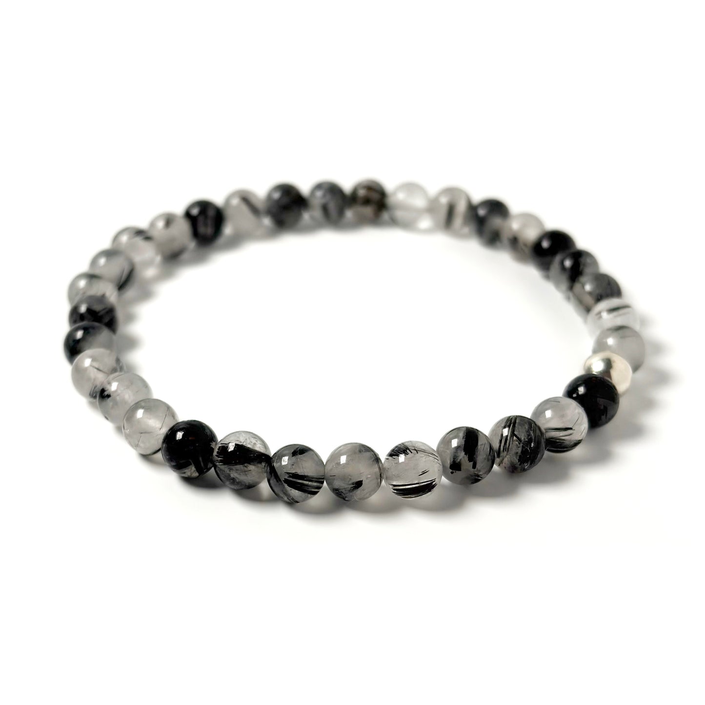 Tourmalinated Quartz bracelet