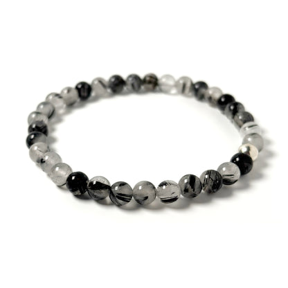 Tourmalinated Quartz bracelet