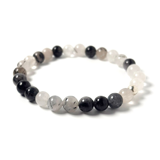 Tourmalinated Quartz bracelet