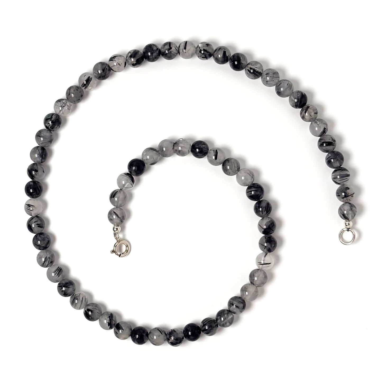 Tourmalinated Quartz choker necklace