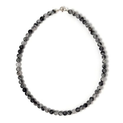Tourmalinated Quartz choker necklace