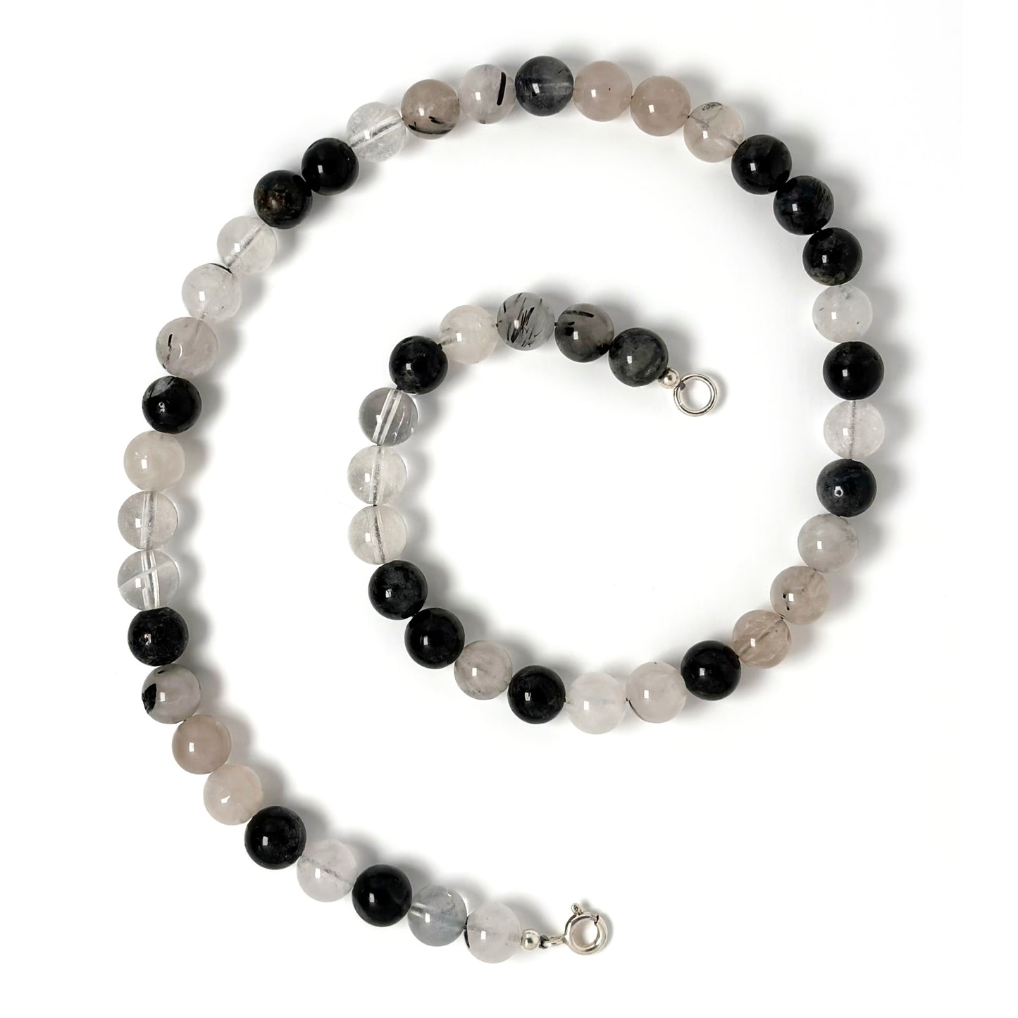 Tourmalinated Quartz necklace