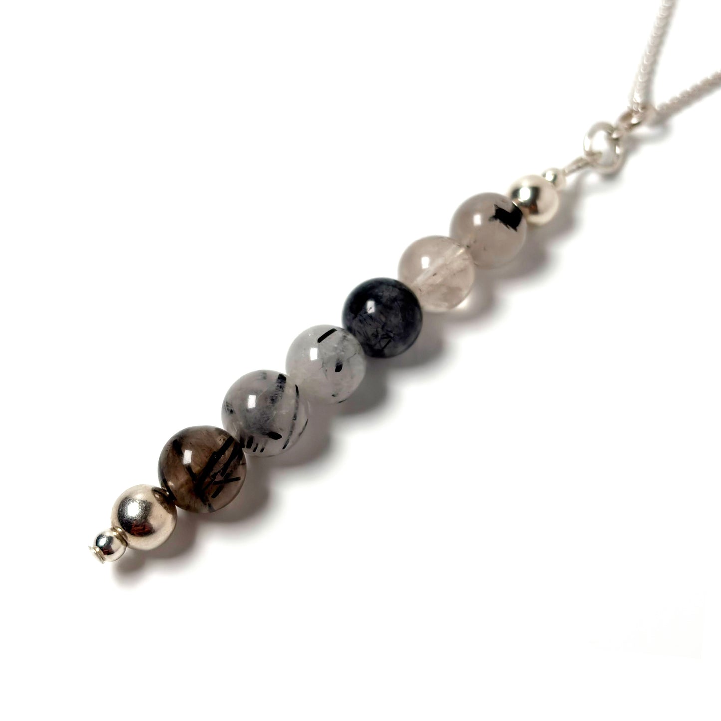 Tourmalinated Quartz pendant