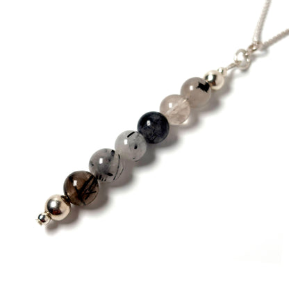 Tourmalinated Quartz pendant
