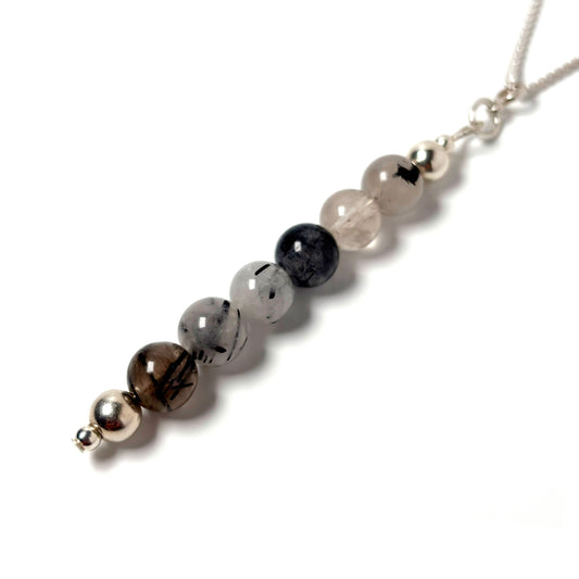 Tourmalinated Quartz pendant