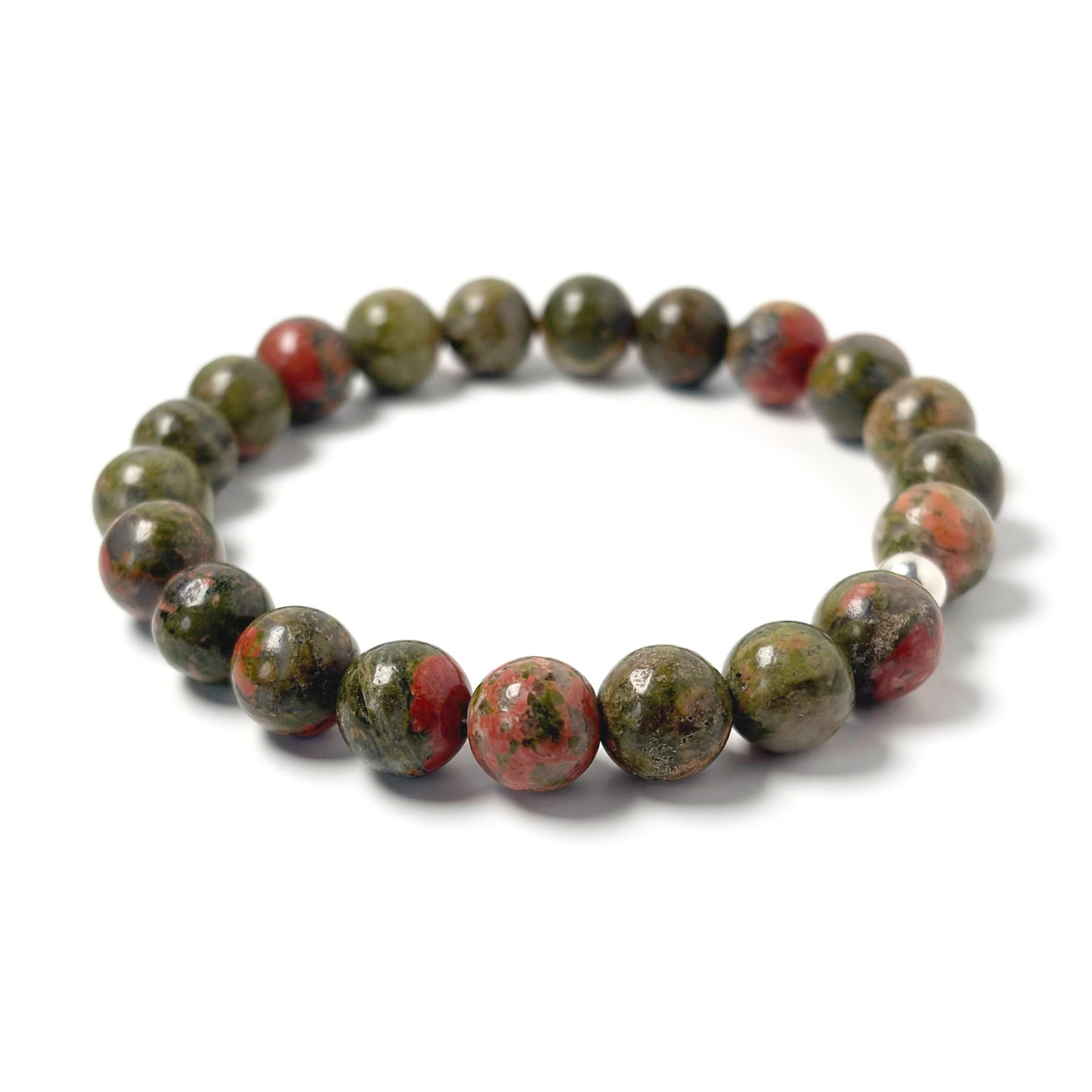Unakite bracelet