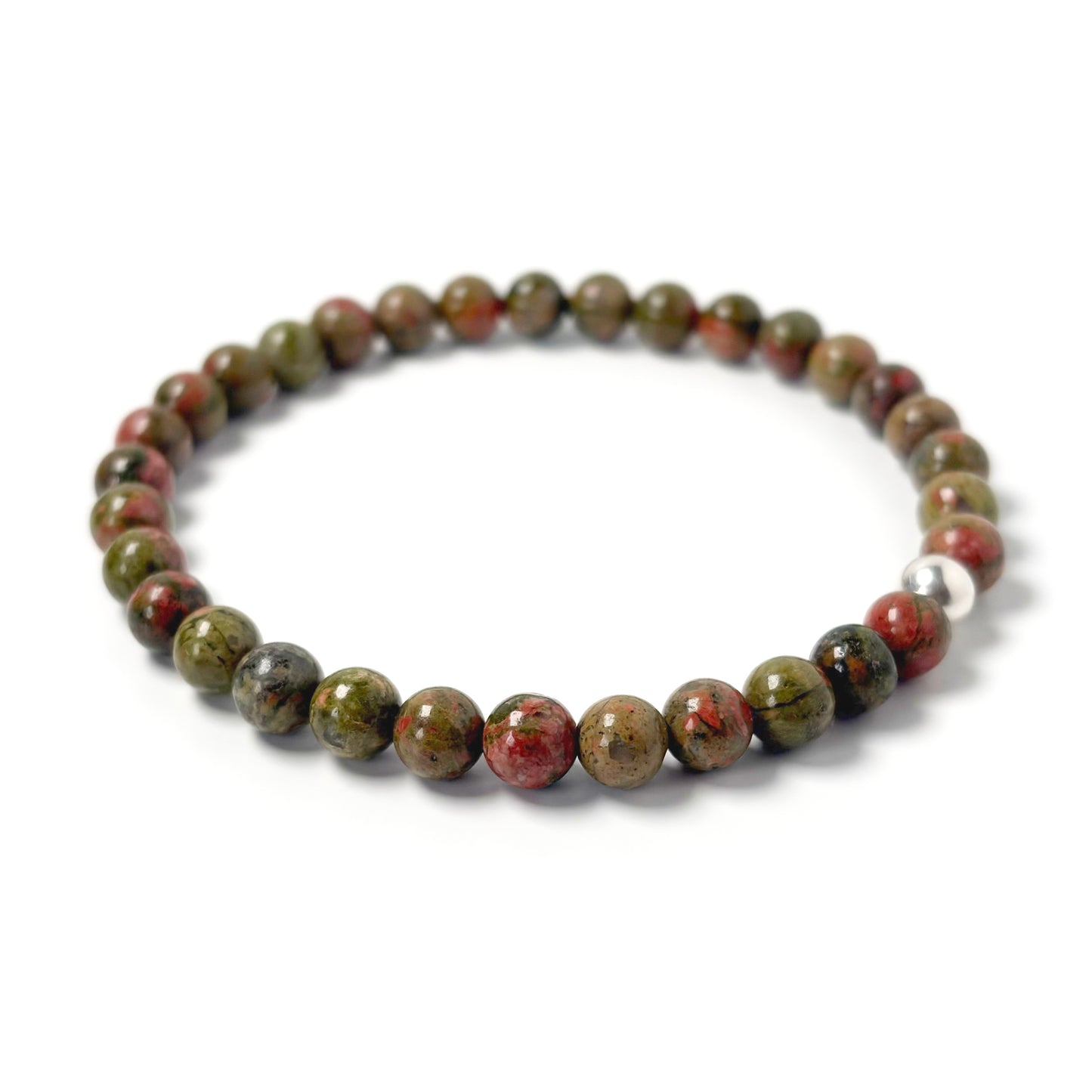 Unakite bracelet