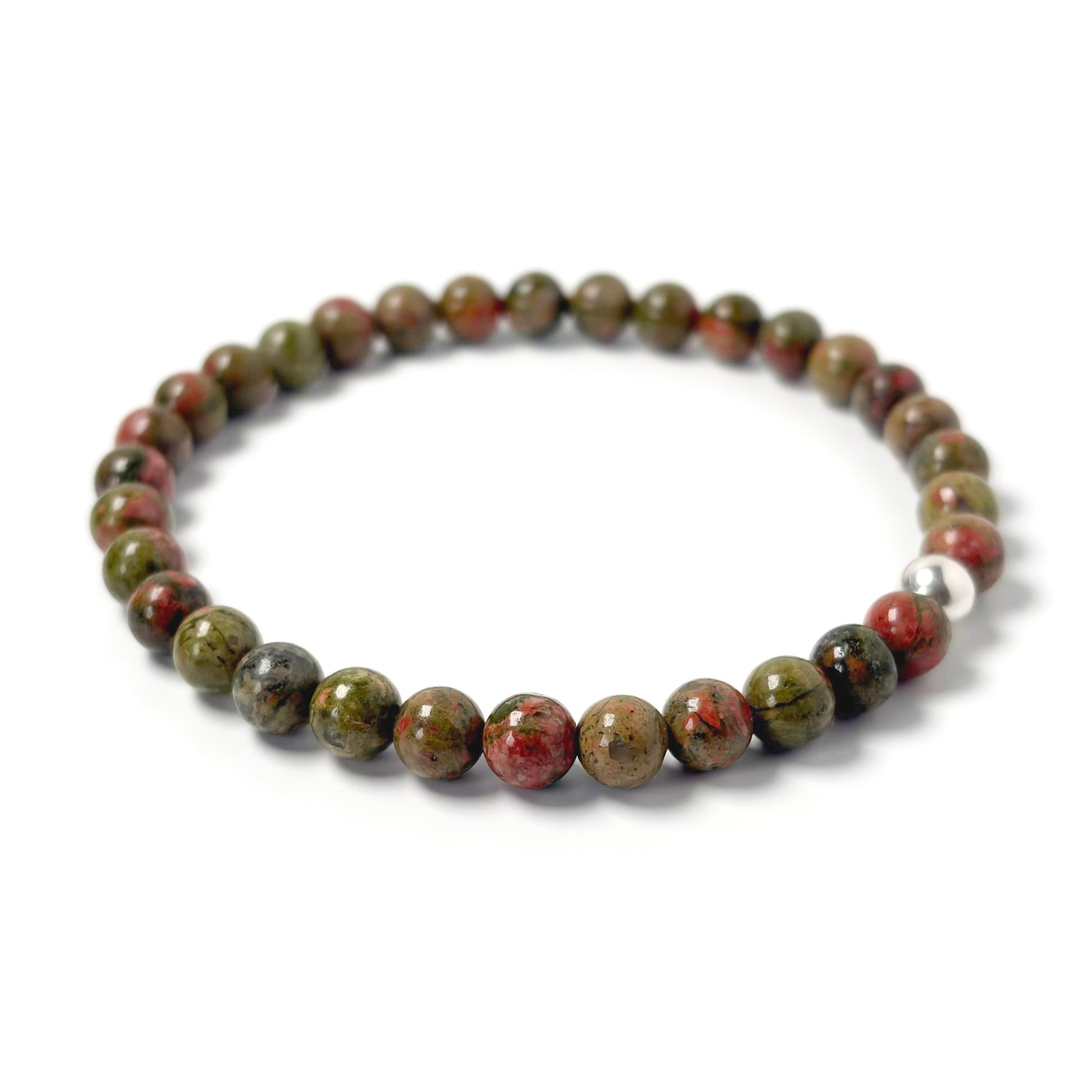 Unakite bracelet