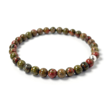Unakite bracelet