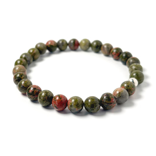 Unakite bracelet