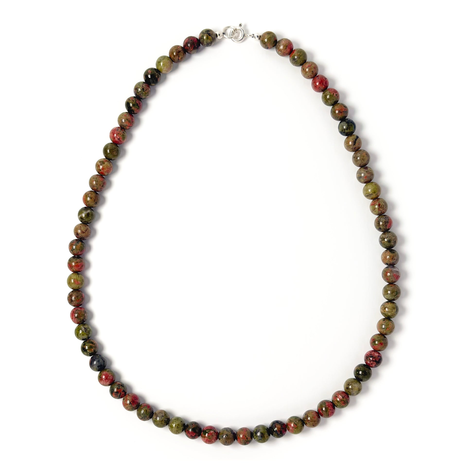 Unakite choker necklace