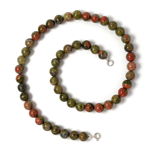 Unakite necklace