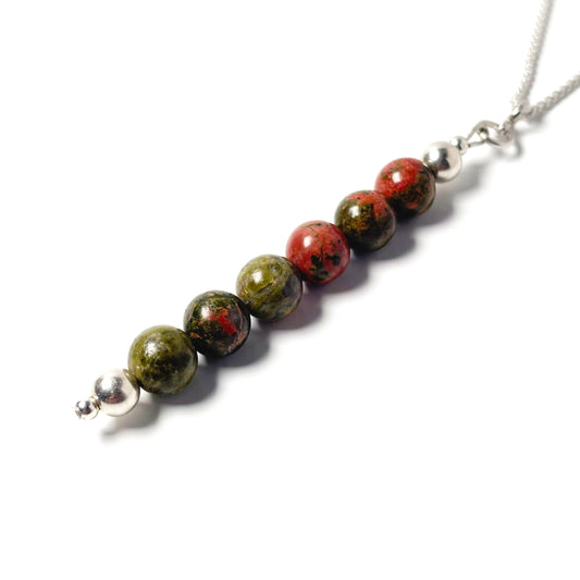 Unakite pendant
