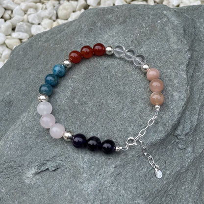 Weight loss gemtone bracelet on stone