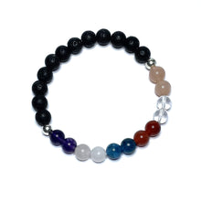 Load image into Gallery viewer, Weight loss crystal bracelet with lava
