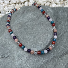 Load image into Gallery viewer, Weight loss gemstone choker on stone
