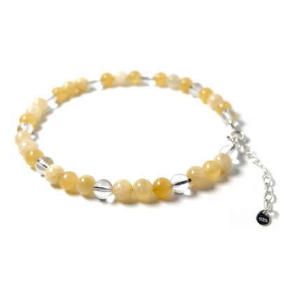 Yellow Calcite anklet