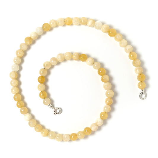 Yellow Calcite choker necklace