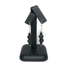 Load image into Gallery viewer, Matte Onyx Earrings

