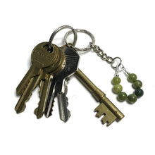 Load image into Gallery viewer, Nephrite Jade Keychain
